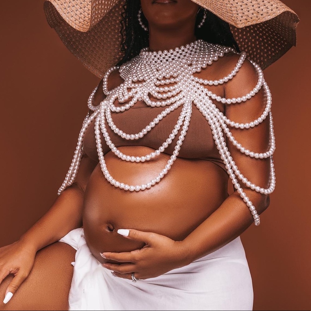 Pearl body necklace